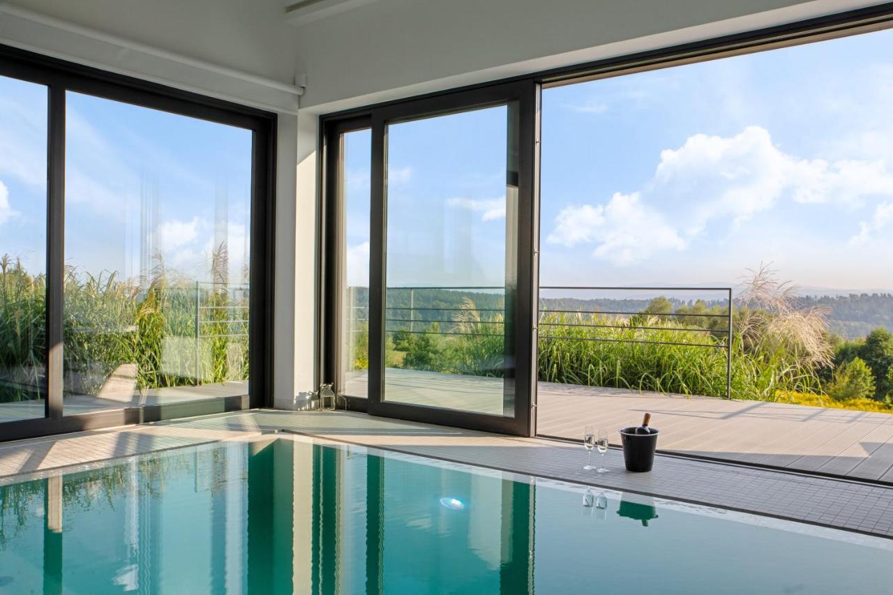 Villa Relax With Swimming Pool And Mountain View Bukow Exteriér fotografie